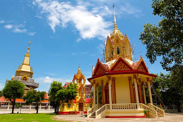 วัดโพธิสมภรณ์ วัดเก่าแก่คู่บ้านคู่เมือง"พระบรมธาตุธรรมเจดีย์"สถานที่ท่องเที่ยวอุดรธานี